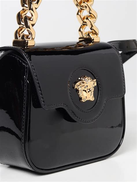 borsa versace pelle|Borsa La Medusa Nero .